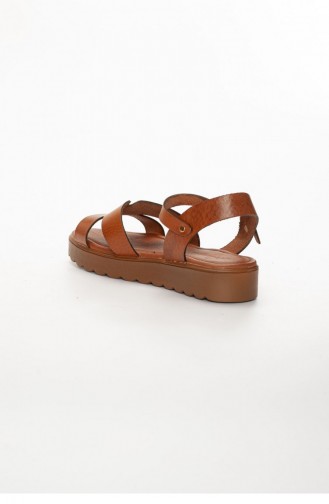 Tobacco Brown Summer Sandals 00000182-TB