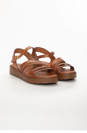 Tobacco Brown Summer Sandals 00000403-TB