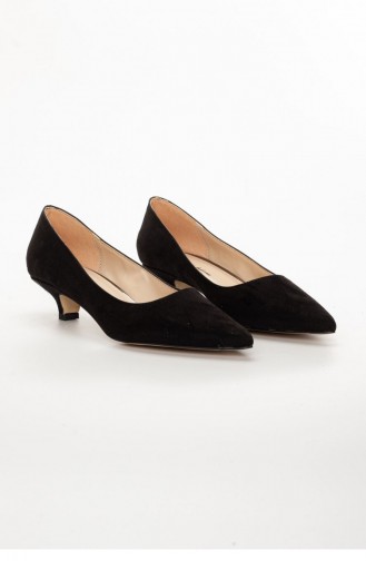 Black High-Heel Shoes 00000406-ST