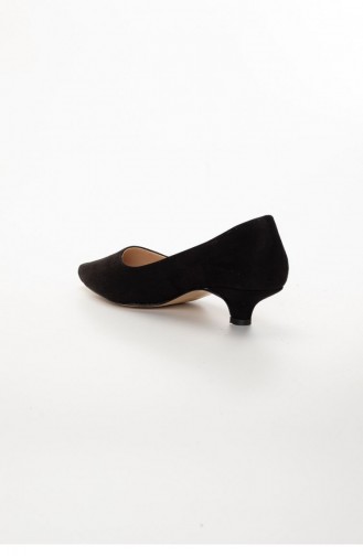 Black High-Heel Shoes 00000406-ST