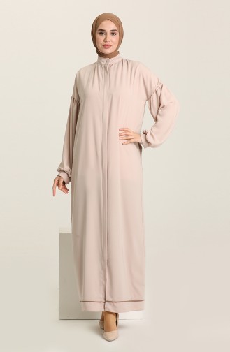 Beige Abayas 8020-03