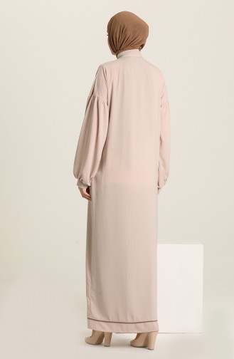 Beige Abayas 8020-03