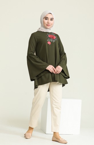 Khaki Blouse 4472-03