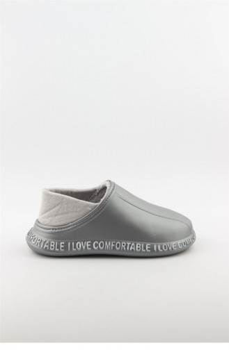 Silver Gray House Shoes 3957.MM GUMUS