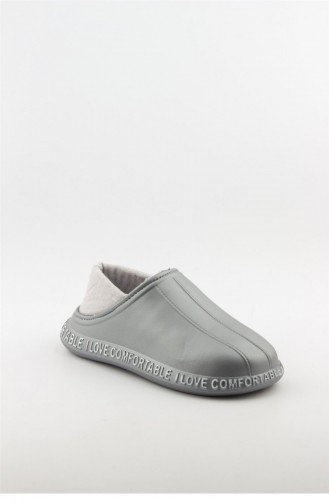 Silver Gray House Shoes 3957.MM GUMUS