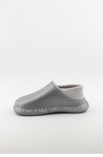 Silver Gray House Shoes 3957.MM GUMUS