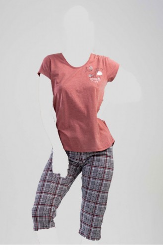 Pyjama Couleur brique 1110082496.KIREMIT