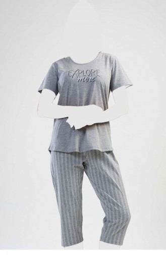 Grau Pyjama 1112691294.GRIMELANJ