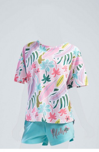 Pyjama Vert Menthe Foncé 1102098303.KOYUMINT