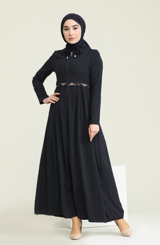 Dunkelblau Abayas 5025-02