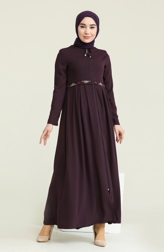 Plum Abaya 5025-03