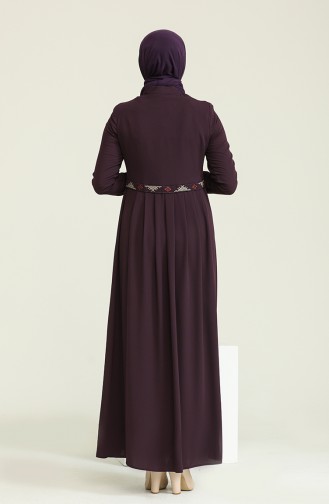 Plum Abaya 5025-03