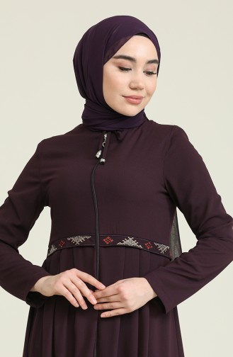 Abayas Plum 5025-03