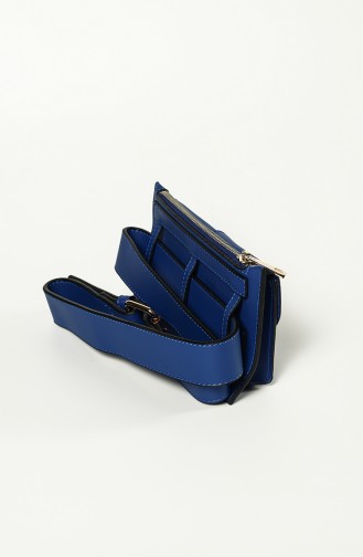 حقيبة للخصر باللون الأزرق الملكي 1000-04