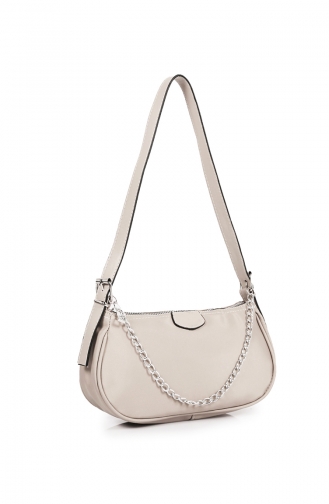 Beige Schultertasche 13Z-08