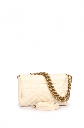 Beige Schultertasche 01Z-04