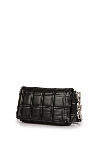 Stilgo Damen Umhängetasche TL268Z-01 Schwarz 268Z-01