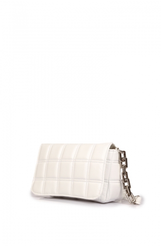 White Shoulder Bag 268Z-02