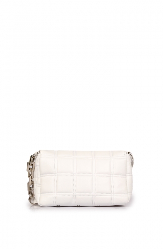 White Shoulder Bag 268Z-02