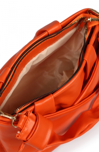 Orange Schultertasche 72Z-02