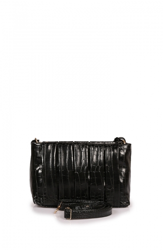Schwarz Schultertasche 76Z-06