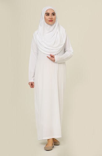 Robe de Prière Blanc 1975-02