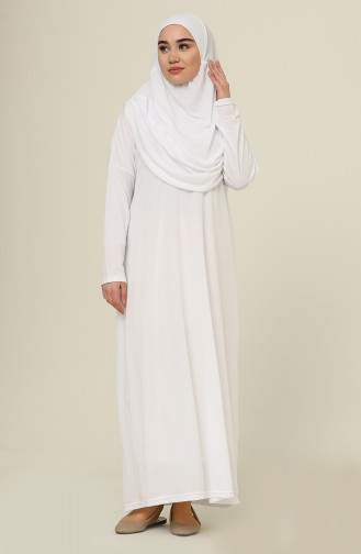 Robe de Prière Blanc 1975-02