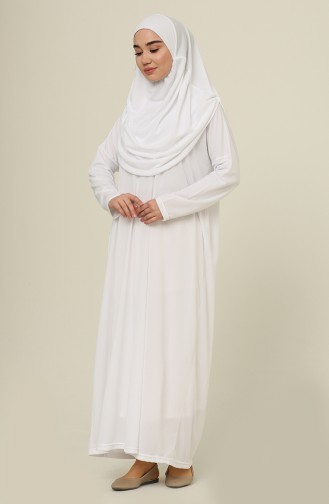 White Prayer Dress 1973-02