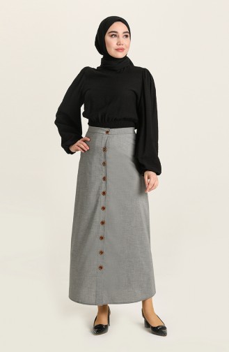 Jupe Gris 1464-01