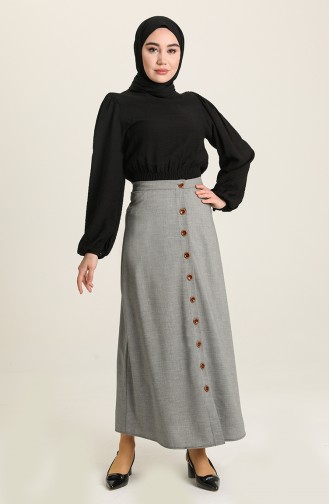 Jupe Gris 1464-01