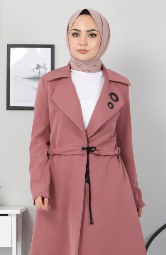 Kuşgözü Detaylı Kap 10774 Gül Kurusu