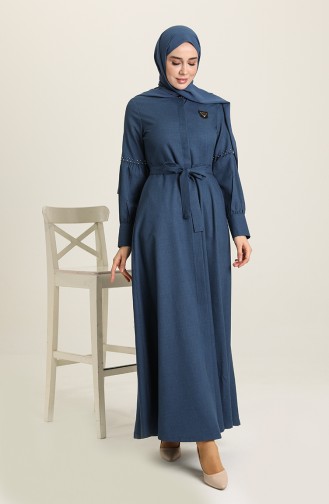 Indigo Abaya 9094.İndigo
