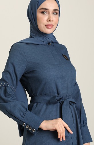 Indigo Abaya 9094.İndigo