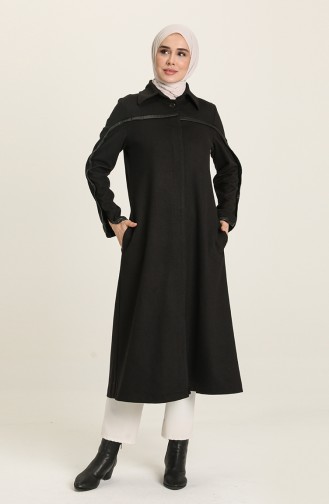 SUKRAN Hidden Button Cape 35800-03 Black 35800-03