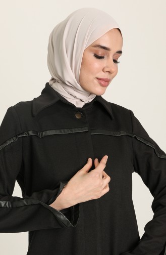 SUKRAN Hidden Button Cape 35800-03 Black 35800-03