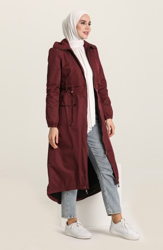 Jacke mit Reißverschluss 35777-01 Weinrot 35777-01