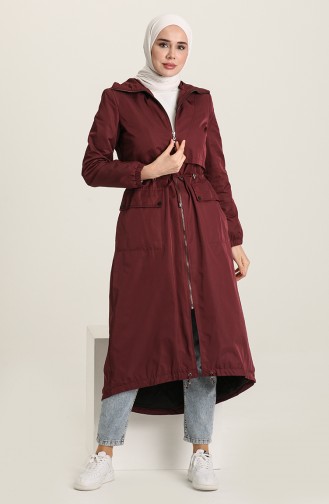 Jacke mit Reißverschluss 35777-01 Weinrot 35777-01