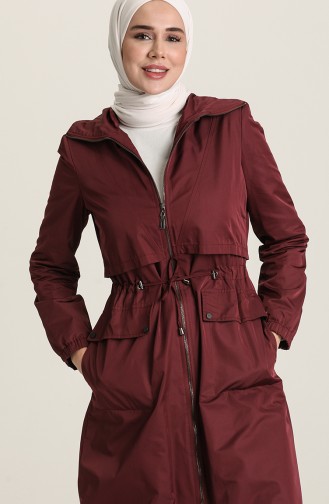 Jacke mit Reißverschluss 35777-01 Weinrot 35777-01