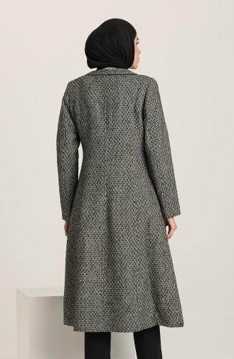 Coat with Pockets 0011-01 Grey 0011-01