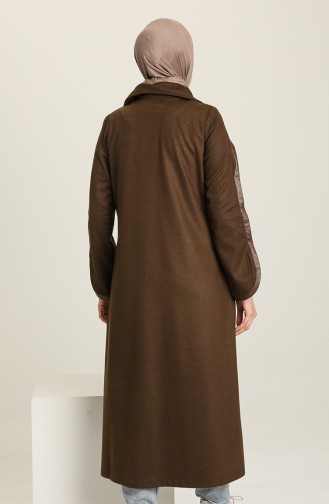 Cape mit versteckten Knöpfen 35800-06 Khaki 35800-06