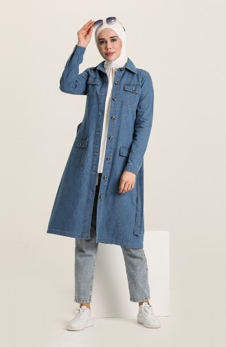 Jeansblau Cape 6120-02