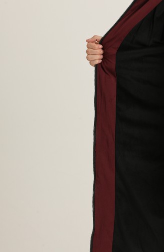 SUKRAN Zippered Cape 35772-03 Plum 35772-03