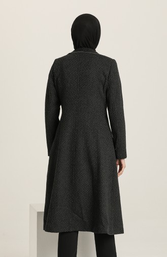 Coat with Pockets 0011-02 Black 0011-02