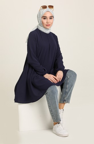 Navy Blue Tuniek 1743-01