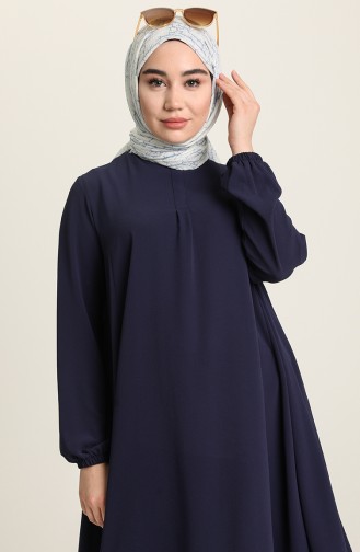 Navy Blue Tuniek 1743-01