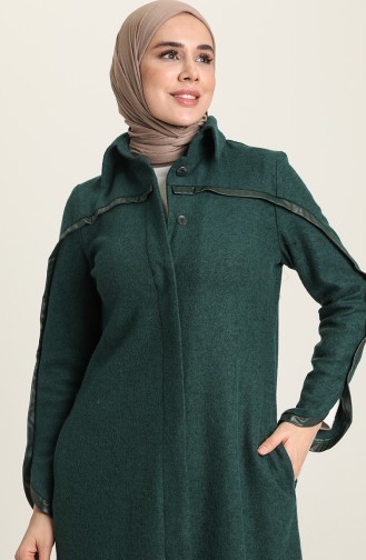 SUKRAN Hidden Button Cape 35800-02 Green 35800-02