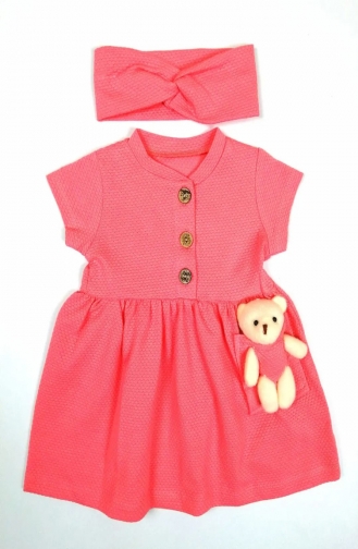 Fuchsia Baby and Children`s Dress 0013-02