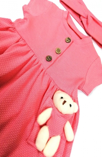 Fuchsia Baby and Children`s Dress 0013-02