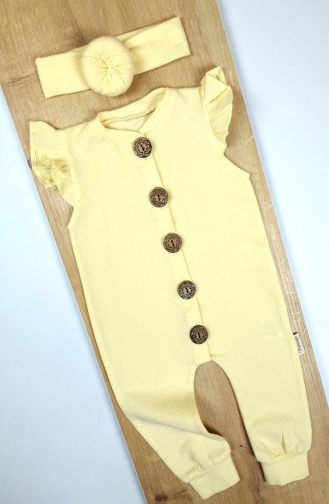 Yellow Baby Overalls 0012-02