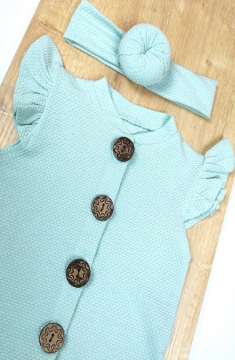 Water Green Baby Overall 0012-04